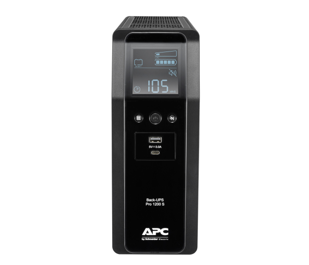 APC Back-UPS Pro 1200 (1200VA/700W, 8 xIEC, AVR, LCD) - 703311 - zdjęcie 9